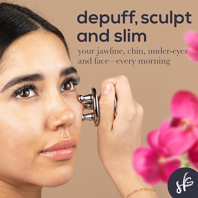 Kairetool Face & Body Massager, Lymphatic Drainage, Deep Tissue Massage, Pressure Point Therapy for Depuffing and Debloating, Fascia and Myofascial Release, Reduces Look of Cellulite, Jade