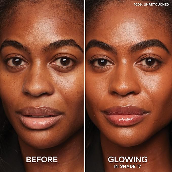 Saie Slip Tint Radiant Cream Concealer & All-Over Face Makeup - Concealer for Dark Circles, Redness & Blemishes - Lightweight Makeup Made with Hydrating Hyaluronic Acid - Shade 17 (0.17 oz)