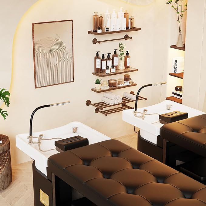 Baasha Head Spa Attachment for Shampoo Bowl – Comfortable Head Spa Waterfall Equipment for Scalp Massage & Stress Relief, Upgrade Your Salon or Home Hair Wash Experience