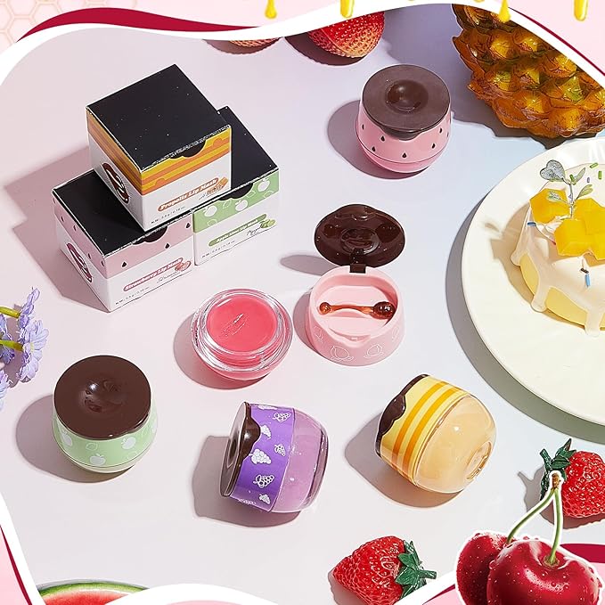 12 Pcs Bee Lip Balm Honey