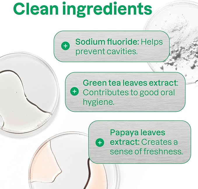 ATTITUDE Toothpaste with Fluoride, Prevents Tooth Decay and Cavities, Vegan, Cruelty-Free and Sugar-Free, Blueberry, 4.2 Oz