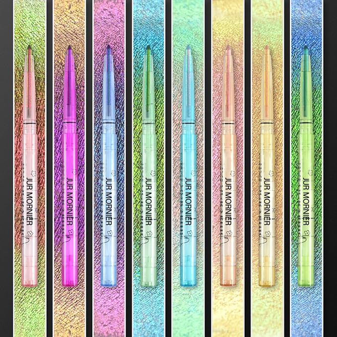 Multichrome Eyeliner Gel Pencil,Waterproof Long-Lasting Vegan Cruelty Free Eye Liner,Shifting Colors Eyeliner Pen (EL-02)