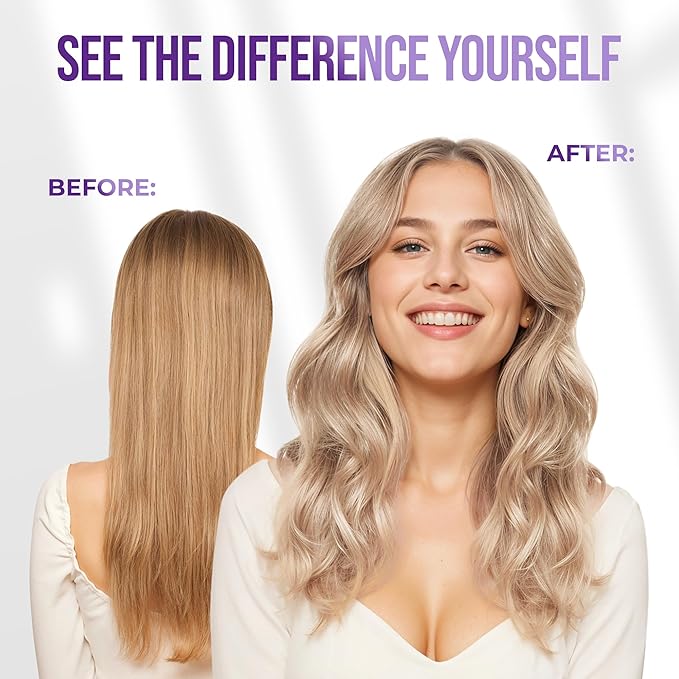 SUNATORIA New Keratin Purple Hair Mask- Blonde Hair Purple Toner - Repair & Nourishment Treatment For Bleached, Brassy Hair - Blue Hair Mask, No Yellow Tones - Deep Conditioner For Color Treated Locks