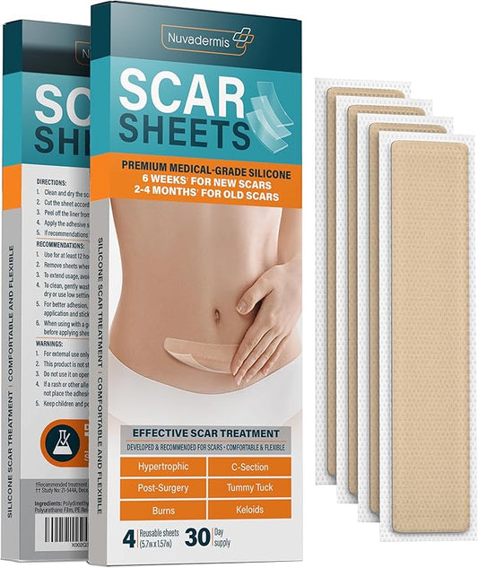 NUVADERMIS Silicone Scar Sheets ? Extra