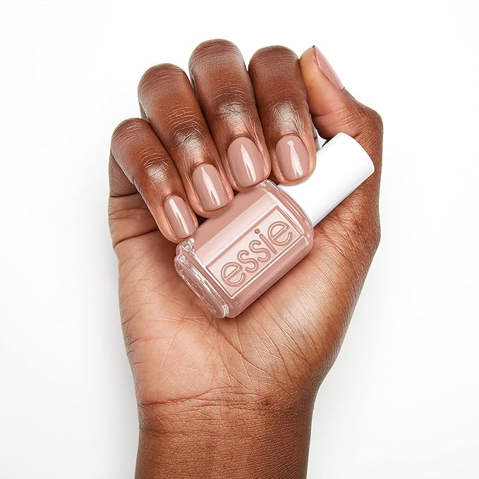 Essie Salon-Quality Nail Polish, 8-Free Vegan, Light Tan, Wild Nude, 0.46 fl oz (Pack of 2)
