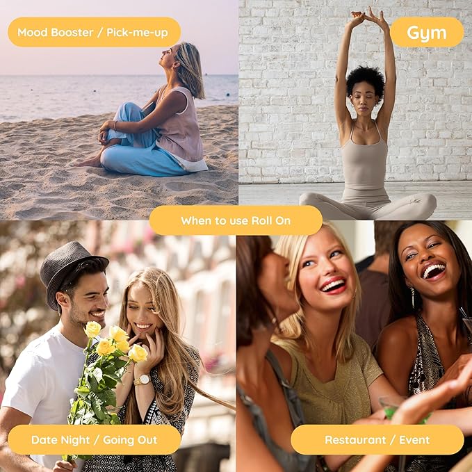 Honeysuckle Delicious Natural Pure Essential and Fragrance Oil Perfume Roll On with Organic Jojoba Oil, Eau de Toilette, Small-Batch, Alcohol Free, Handmade in California