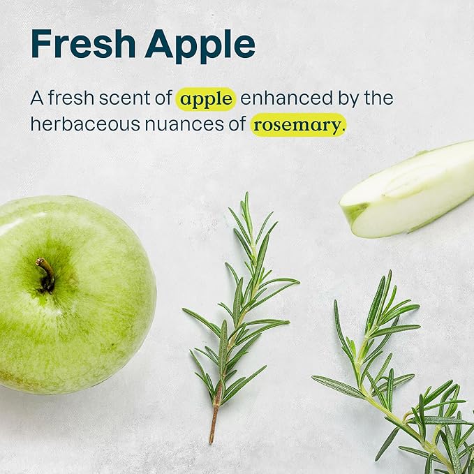 ATTITUDE Hand Soap for Sensitive Skin with Oat, EWG Verified, Dermatologically Tested, Vegan, Fresh Apple Scent, 16 Fl Oz