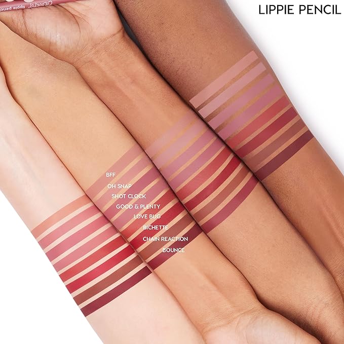 Colourpop Lippie Pencil High-Pigment, Long-Lasting Lip Liner - Sharpenable Lip Liner Pencil for High-Impact Lip Color - Vegan, Cream Formula with Precise Application - Chain Reaction (0.04 oz)