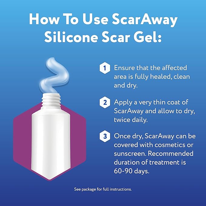 ScarAway Silicone Scar Gel, Helps Improve 10g