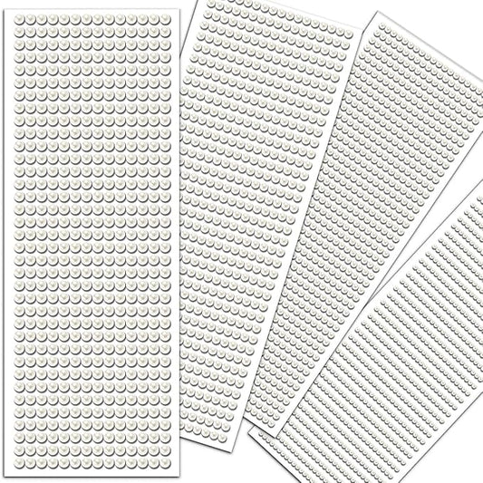 3/4/5/6mm with Pearl Beige Gem Rhinestones Stickers for Face, Self Adhesive Pearl Stickers Stick on Body Crystal Jewels Makeup Glue for Face Eye Hair Nails Make up and Craft Home Decor 3090PCS