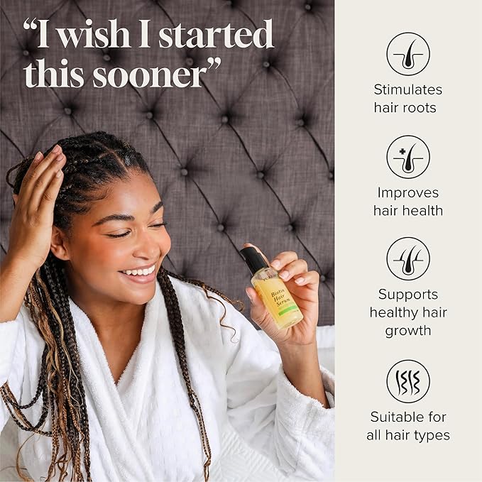 Biotin Hair Growth Serum Advanced Topical Formula To Help Grow Healthy, Strong Hair Suitable for Men and Women of All Hair Types Hair Loss Support By Pureauty Naturals 2 Fl Oz (Pack of 1)