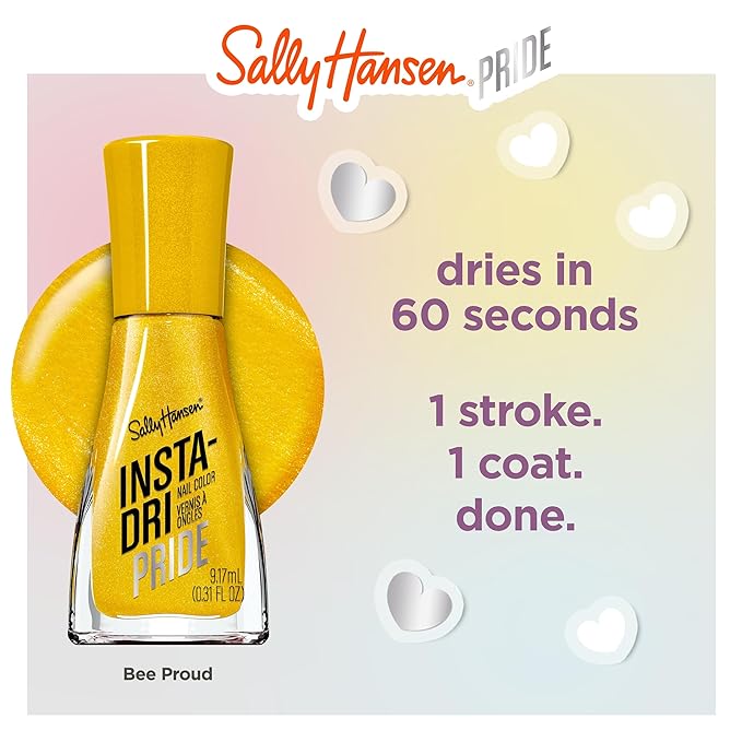 Sally Hansen Insta-Dri Pride - Bee Proud, 0.3oz