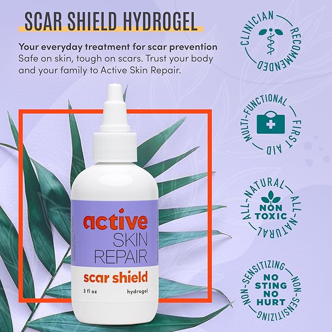 Active Skin Repair Scar Shield Hydrogel