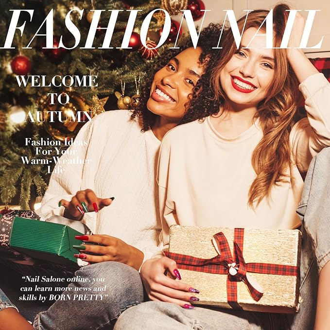 Born Pretty Jelly Gel Nail Polish Christmas Fall Winter Crystal Transparent Sheer Clear Gel Polish Red Coral Burnt Orange Green Grey Amber Brown 6 Colors Manicure Kit