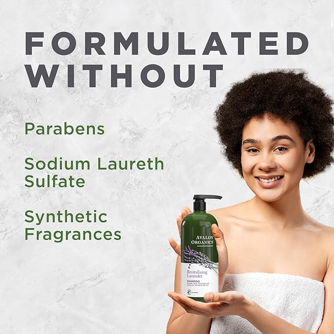 Avalon Organics Revitalizing Lavender Shampoo, 32 oz