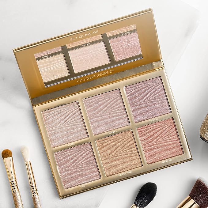 Sigma Beauty GlowKissed Highlight Palette | Highlighted Warm