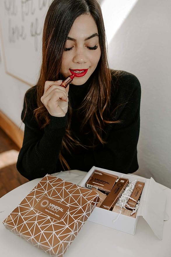 Mineral Fusion Lipstick, Ruby, .13 Ounce