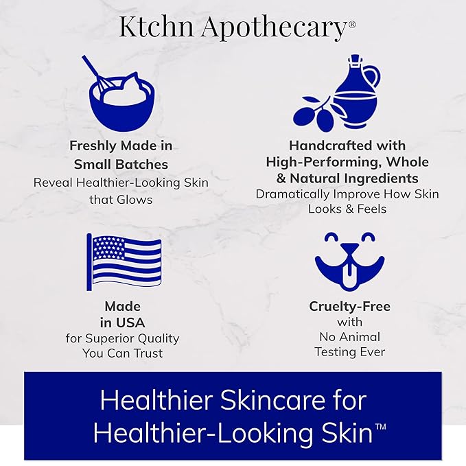 Ktchn Apothecary 100% Natural Ultra-Hydrating Lip Balm & Conditioner-in-1 | Hydrate & Soften Dry/Chapped Lips | Silky Smooth, Never Waxy | Men & Women | Pack of 2