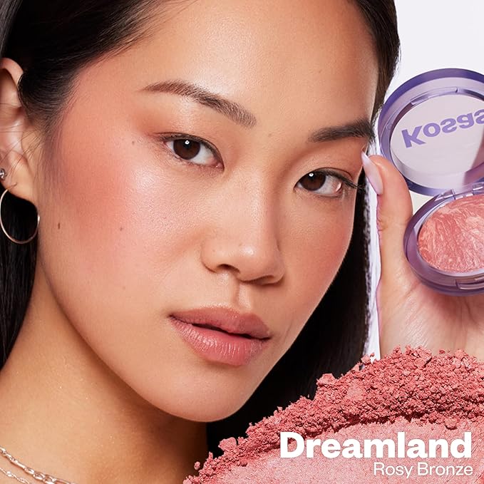 Kosas Blush is Life –Talc-Free Dimensional Blush Baked with Squalane & Hyaluronic Acid – Long Wear, Safe for Sensitive Skin- Dreamland