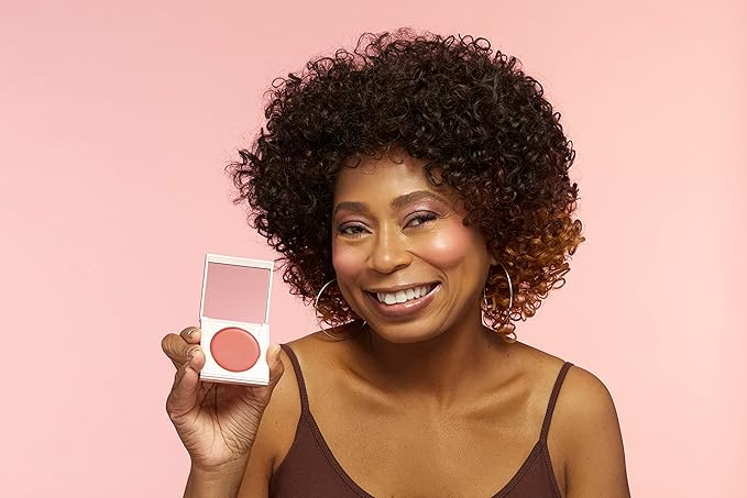 Sigma Beauty Cream Blush – Hydrating Cream Blush for Cheeks and Lips, Lightweight, Buildable Sheen Formula with Nourishing Ingredients (Pashmina, Salmon Rose Sheen)