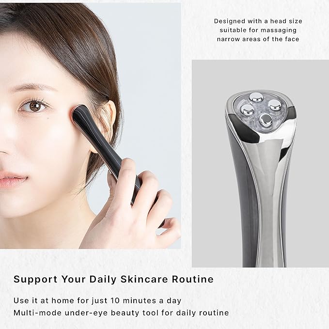 Eye Lift Wand, Anti Aging at Home Under Eye Skin Care Facial Massager Tool for Dark Circles, Eye Bags, Puffiness, Beauty Device for Face