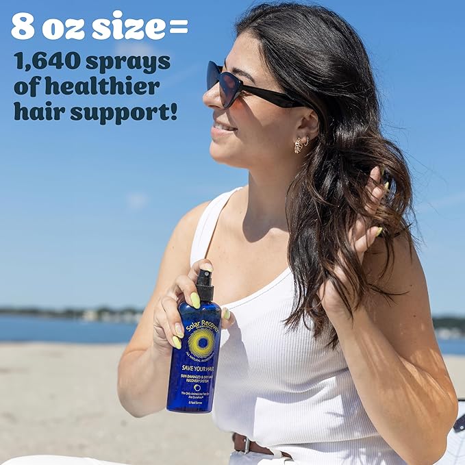 After Sun Moisturizing Spray & Hair Detangler Combo (3 Pack) - 12oz Full Size + 2oz Travel Size Hydrating Facial and Body Mist for Sunburn Relief + 8oz All Natural Leave-In Conditioner