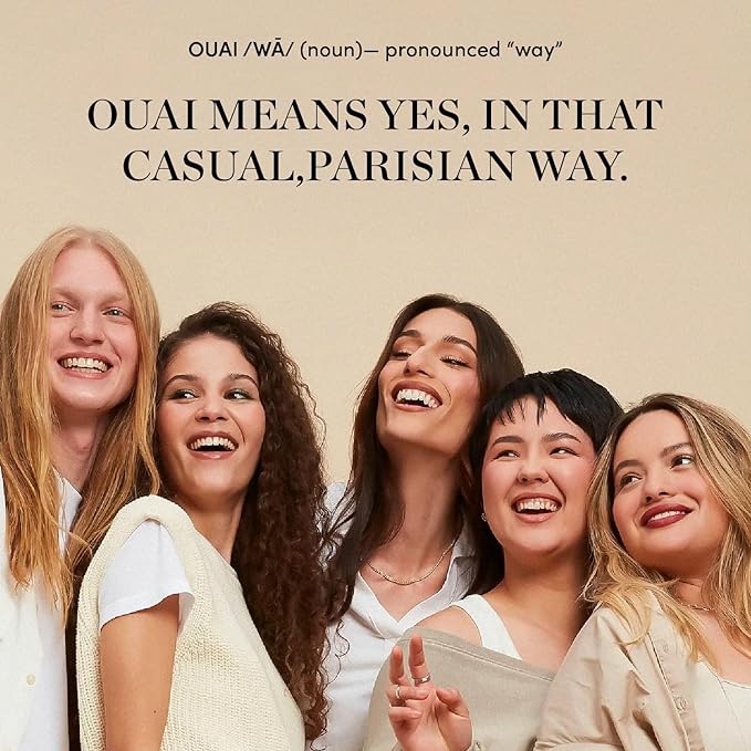 OUAI Hand Cream - Thick, Creamy Balm with Coconut Oil, Murumuru Butter and Shea Butter - Hydrating Moisturizer for Soft Hands - Use Daily to Deeply Nourish Skin (3 Oz)