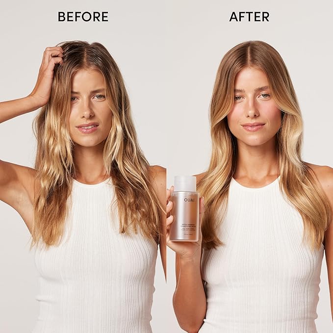 OUAI Detox Shampoo - Clarifying Shampoo for Build Up, Dirt, Oil, Product and Hard Water - Apple Cider Vinegar & Keratin for Clean, Refreshed Hair - Sulfate-Free Hair Care (10 oz)