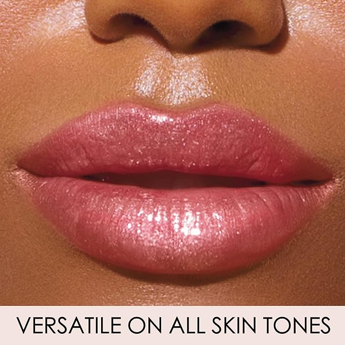 LONDONTOWN Pixie, Milky Pink, Plush Shine Lip Gloss Tube, Deep Hydrating High Shine Sheer Tint Non-Sticky Conditioning Balm