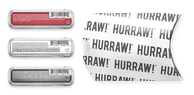 Hurraw! Black Cherry Tinted, Unscented, Moon Palm