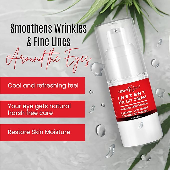 Rapid Reduction Eye Cream - Eye Cream Anti Aging Treatment for Dark Circles - Instant Under Eye Cream - Advanced Peptide Skin Tightening Formula - Instantly Removes Puffiness Wrinkles 20ml