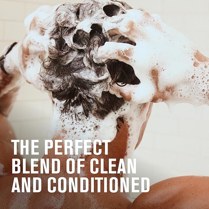 Every Man Jack 2-in-1 Daily Shampoo + Conditioner - Cedar and Red Sage | Nourishing For All Hair Types, Naturally Derived, Cruelty-Free Shampoo and Conditioner Set for Men | 24oz -1 Bottle