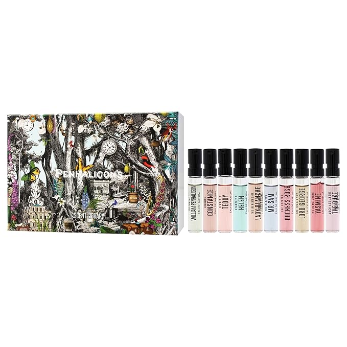 Penhaligon's Portraits Scent Set Perfume for Women and Men - 10 Piece Mini EDP Gift Set
