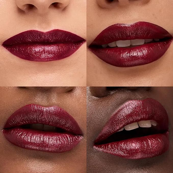 FOCALLURE Glisten Opal Shine Lipstick, High Impact Lip Color, Moisturizing Tinted Lip Balm, Lightweight & Hydrating Formula for Lip Care, KILLER QUEEN