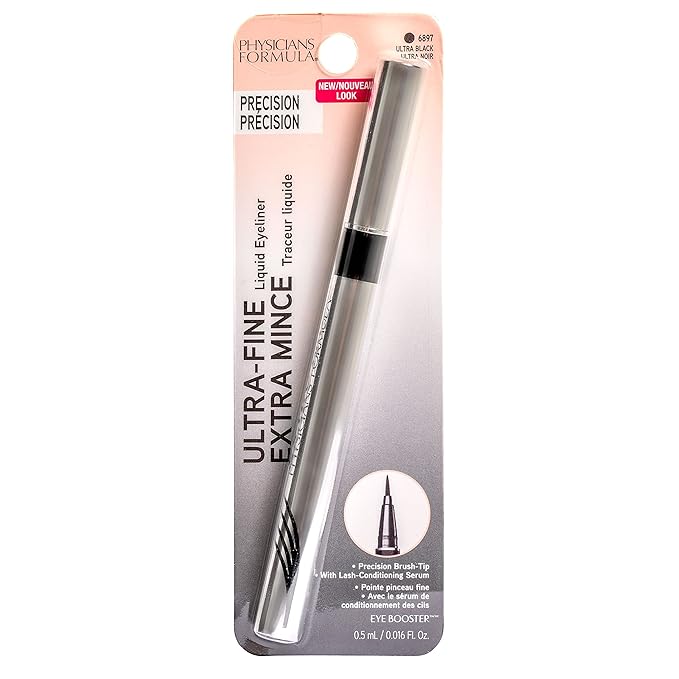 Physicians Formula Eye Booster, Lash-Enhancing 2-in-1 Eyeliner Serum, Dermatologist Approved, Hypoallergenic, Cruelty-Free & Vegan - Deep Brown