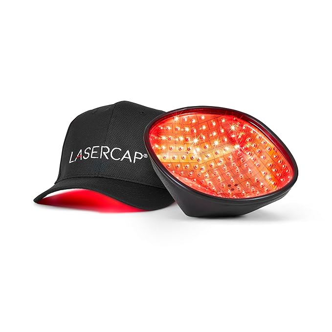 LaserCap HD 224 – Professional Red Light Therapy Cap for Hair Growth – FDA Cleared Alopecia & Thinning Hair Treatment for Men & Women – 224 Medical-Grade Lasers, Cordless Rechargeable Design