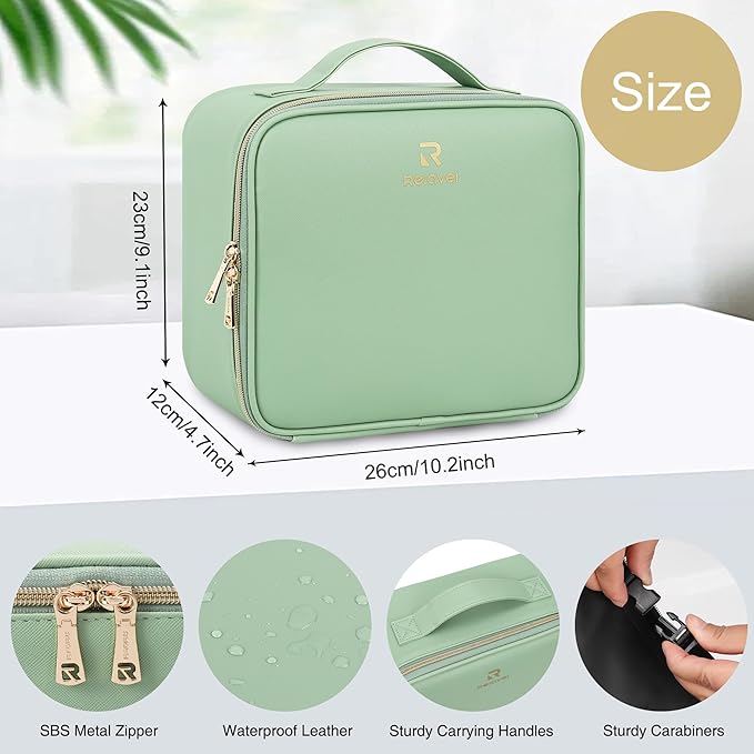 Relavel makeup bag with led