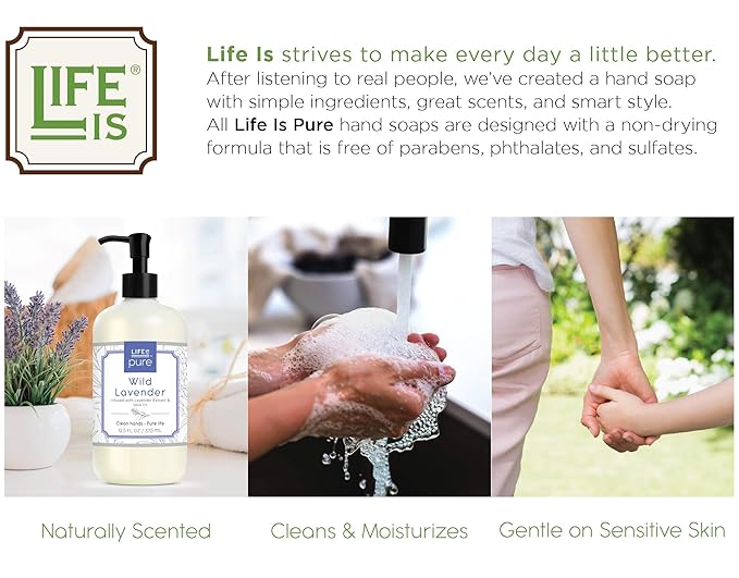 Life Is Pure, 6 Fresh & Soothing Scents, Variety Pack, Liquid Hand Soap, 12.5 fl oz
