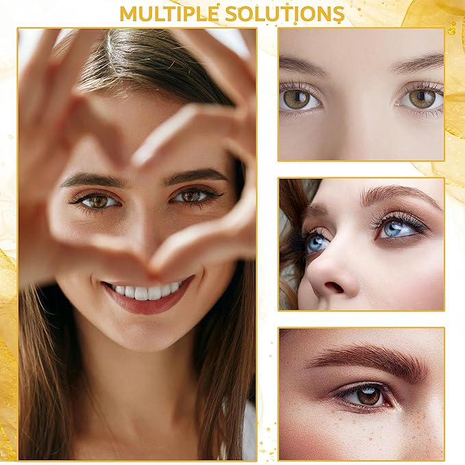 32 Pairs 24K Gold Under Eye Patches - Dark Circle & Puffy Eye Treatment - Anti-Aging Hydrogel for Wrinkle Reduction & Skin Rejuvenation - Reduces Wrinkles & Freshens Skin