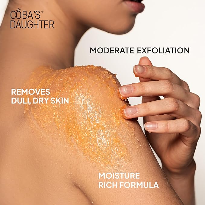 COBA'S DAUGHTER Women Gift Set – 3-Piece Body Care Spa Kit with Honey Turmeric Scrub, Almond Orange Scrub & Aloe Vera Gel – Self-Care Gift Box, Spa Gift Basket, Travel Size Beauty Set