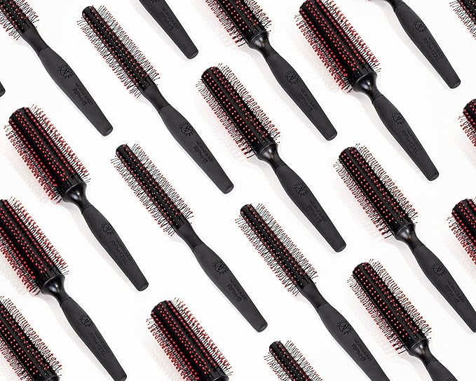 Cricket Static Free RPM 8 Row Round Hair Brush - Curling, Blow Drying, Detangling and Styling Wet or Dry, Suitable for All Hair Types