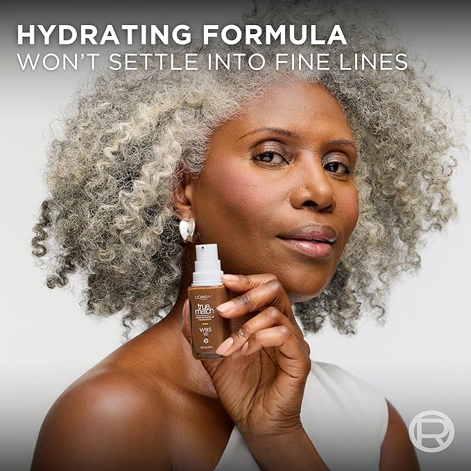 L'Oreal Paris True Match Super-Blendable Foundation, Medium Coverage Liquid Foundation Makeup, C1.5, Light, 1 Fl Oz