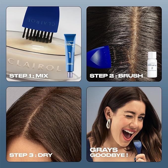 Clairol Root Touch-Up by Nice'n Easy Permanent Hair Dye, 4G Dark Golden Brown Hair Color, Pack of 1