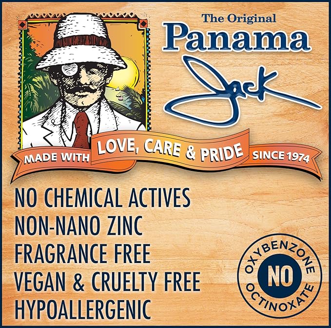 Panama Jack Sport Zinc SPF 30 Broad Spectrum Sunscreen Lotion, Water Resistant (Pack of 12)
