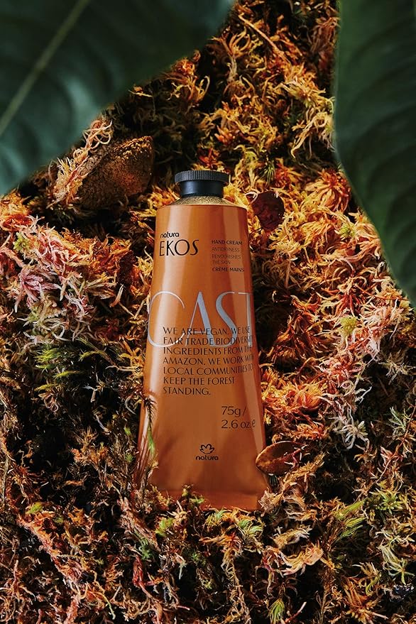 Natura – Castanha Hand & Foot Cream Bundle Duo – Nourishing Set with Brazil Nut Oil – Deep Hydration for Dry Skin, Soothes & Softens, Vegan & Cruelty-Free Skincare – 2 x 2.6 oz (75g)