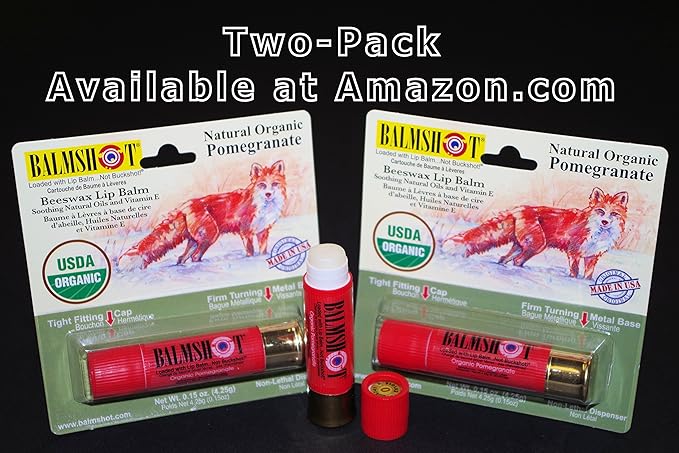 BALMSHOT Two Pack of 100% Natural Balm