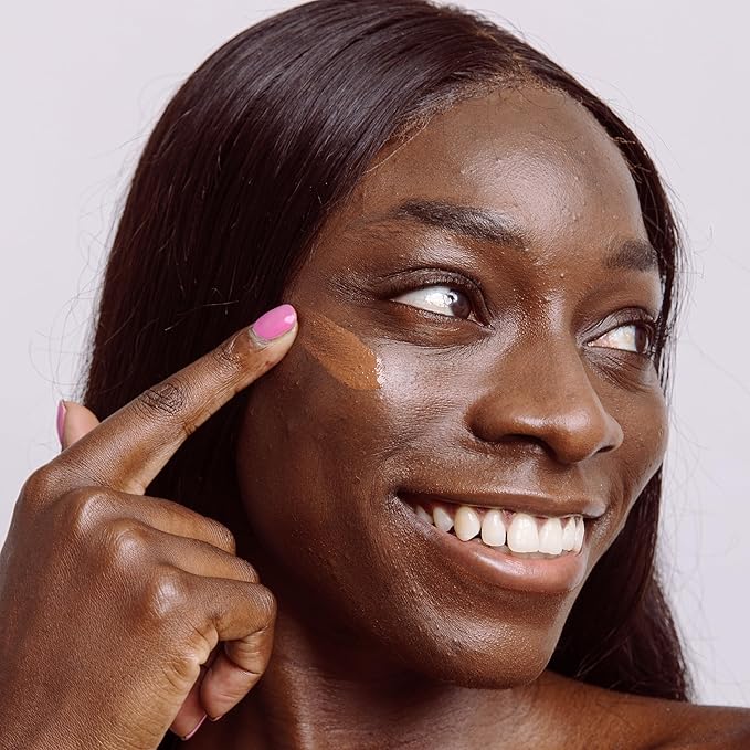 Naked Sundays BeautyScreen™ SPF 50 Mineral Peptide Foundation Tint – 2-in-1 Skin Tint & Mineral Sunscreen | Radiant, Buildable Coverage, Acne-Safe, Infused with Peptides (9.6. Rich Neutral, 1.01 oz)