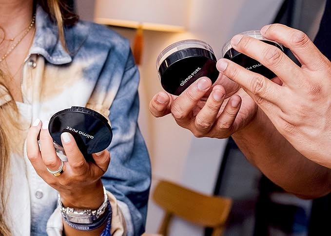 Alima Pure Matte Foundation Loose Mineral Powder Foundation Makeup, Loose Powder Makeup Oil Free Talc Free Powder, Natural Makeup Mineral Foundation Full Coverage Natural Foundation Powder .16 oz/4.5g