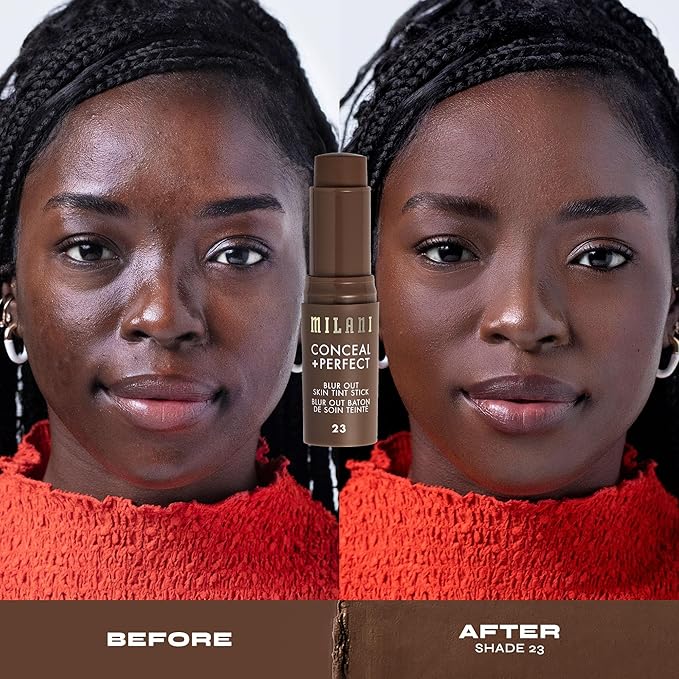 Milani Conceal + Perfect - Skin Tint Stick, Blur Out Tinted Moisturizer Makeup, Shade 23