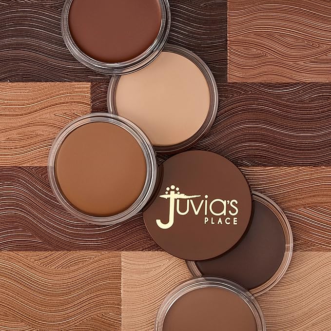 Juvia's Place Bronzed Cream Bronzer - Caramel - Smooth Cream Bronzer Pot for Sun-Kissed Glow & Warmth, Buildable & Blendable Makeup Contour with Long-Lasting Matte Shimmer Finish, Highly Pigmented